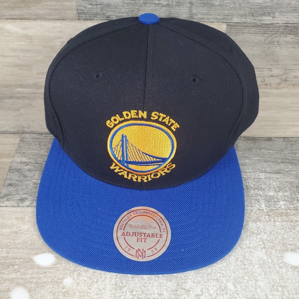Mitchell & Ness Snapback Hat One Size Golden State Warriors Adjustable